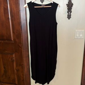 Black T-shirt tank dress